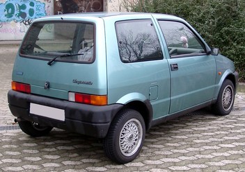 Dywaniki samochodowe Fiat Cinquecento
