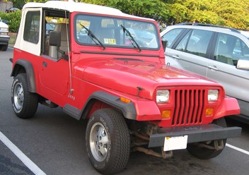 Podszybie Jeep Wrangler YJ