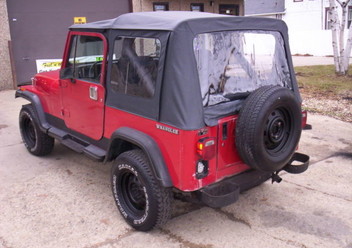 Podszybie Jeep Wrangler YJ