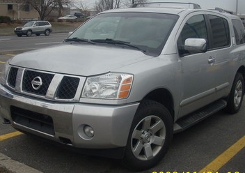 Zaślepka zderzaka Nissan Armada