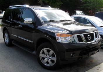 Zaślepka zderzaka Nissan Armada