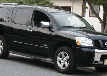 Zaślepka zderzaka Nissan Armada