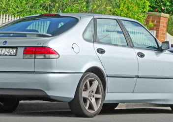 Listwy wewnętrzne Saab 9-3 I