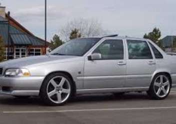 Szyba tylna Volvo S70