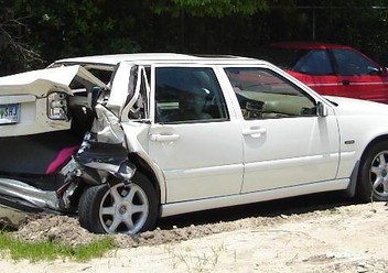 Szyba tylna Volvo S70